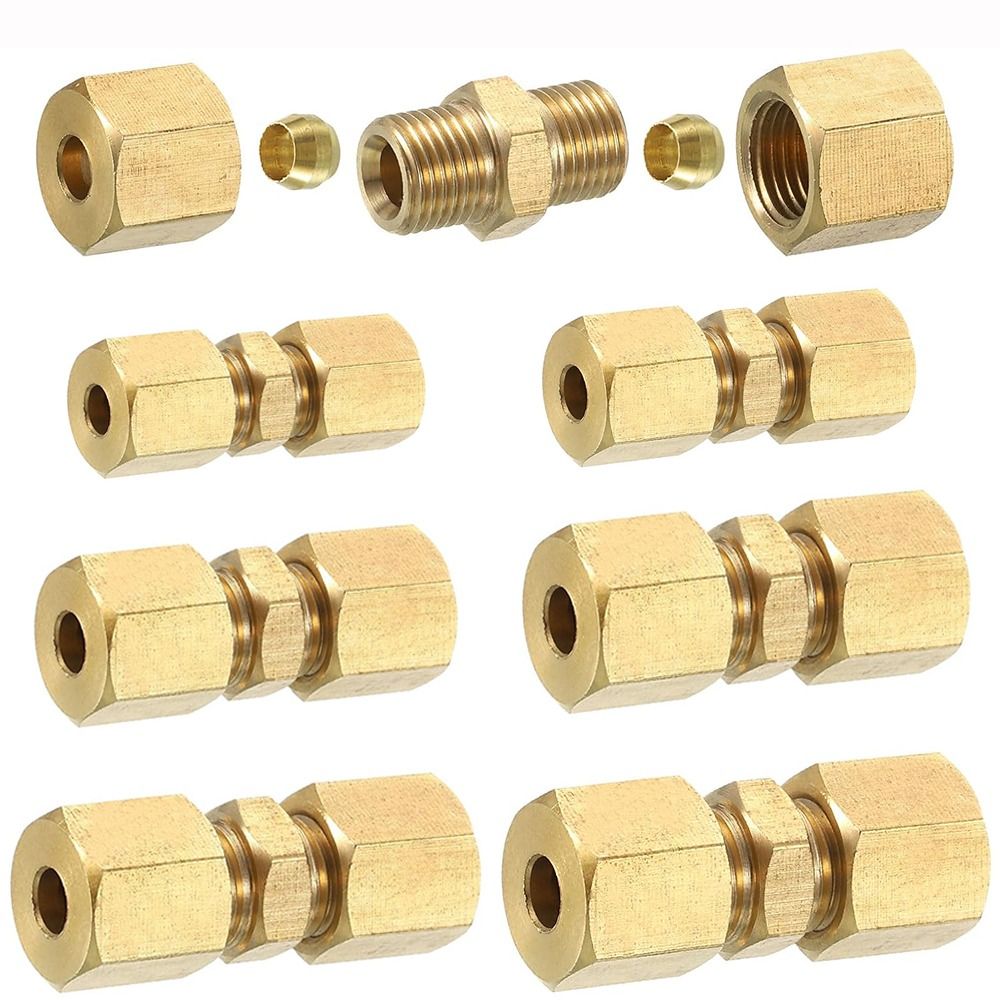 Compression Fitting Brass - Латунный компрессионный фитинг 4 5 6