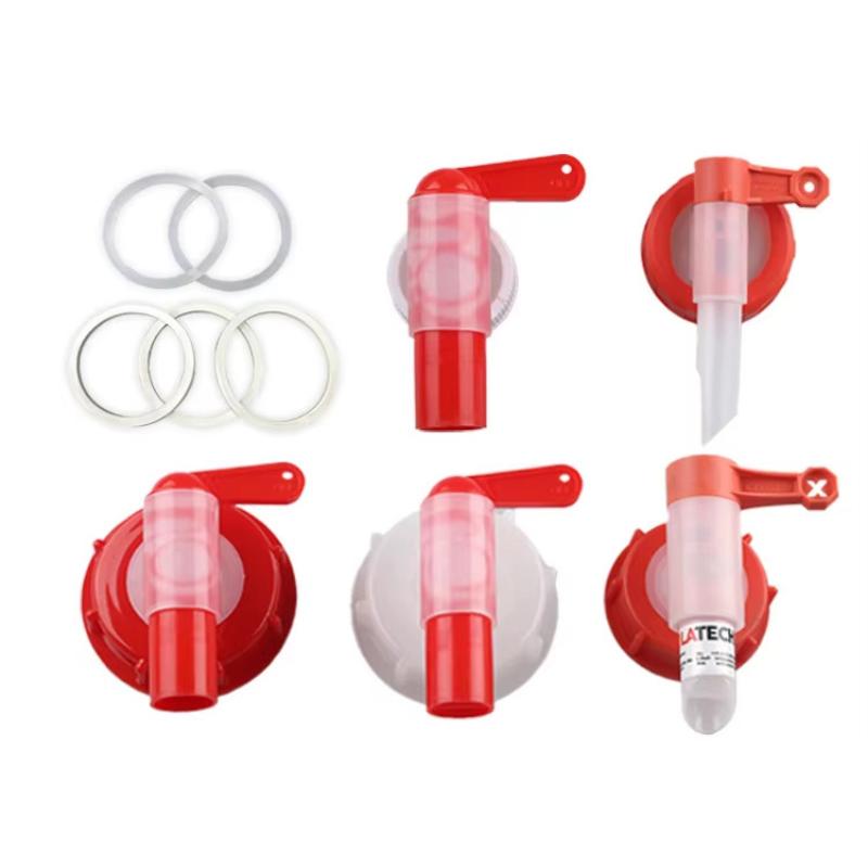 Silicone Tap Washer - 1 шт. Красно-белый пластиковый кран DN61,