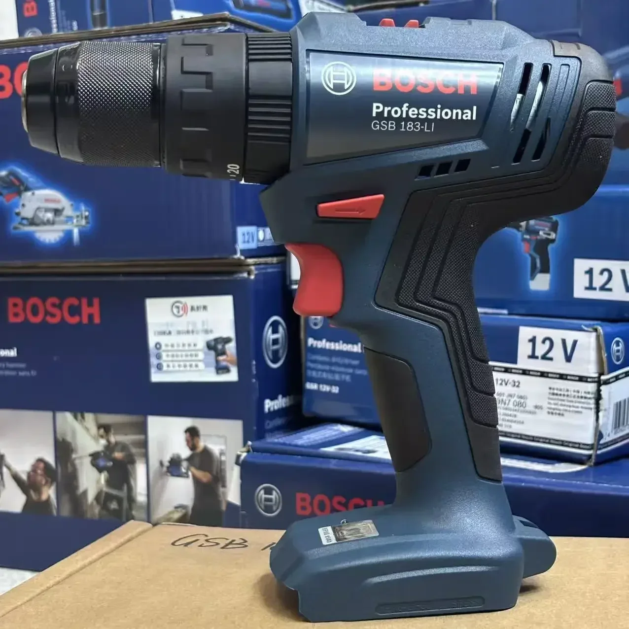 Bosch Drill Gsb 18V - Бесщеточная ударная дрель Bosch GSB 183-LI