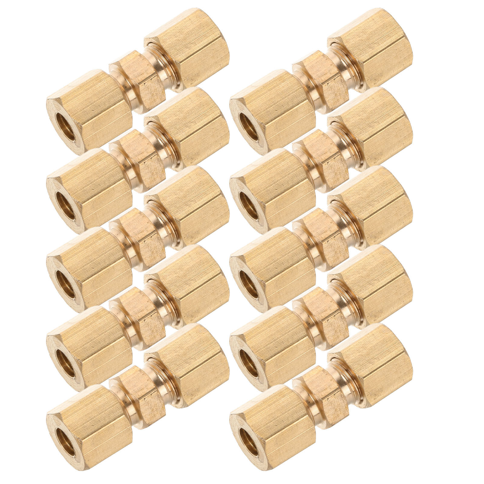 10 шт. латунных соединительных – обзор и цена Compression Fitting Brass