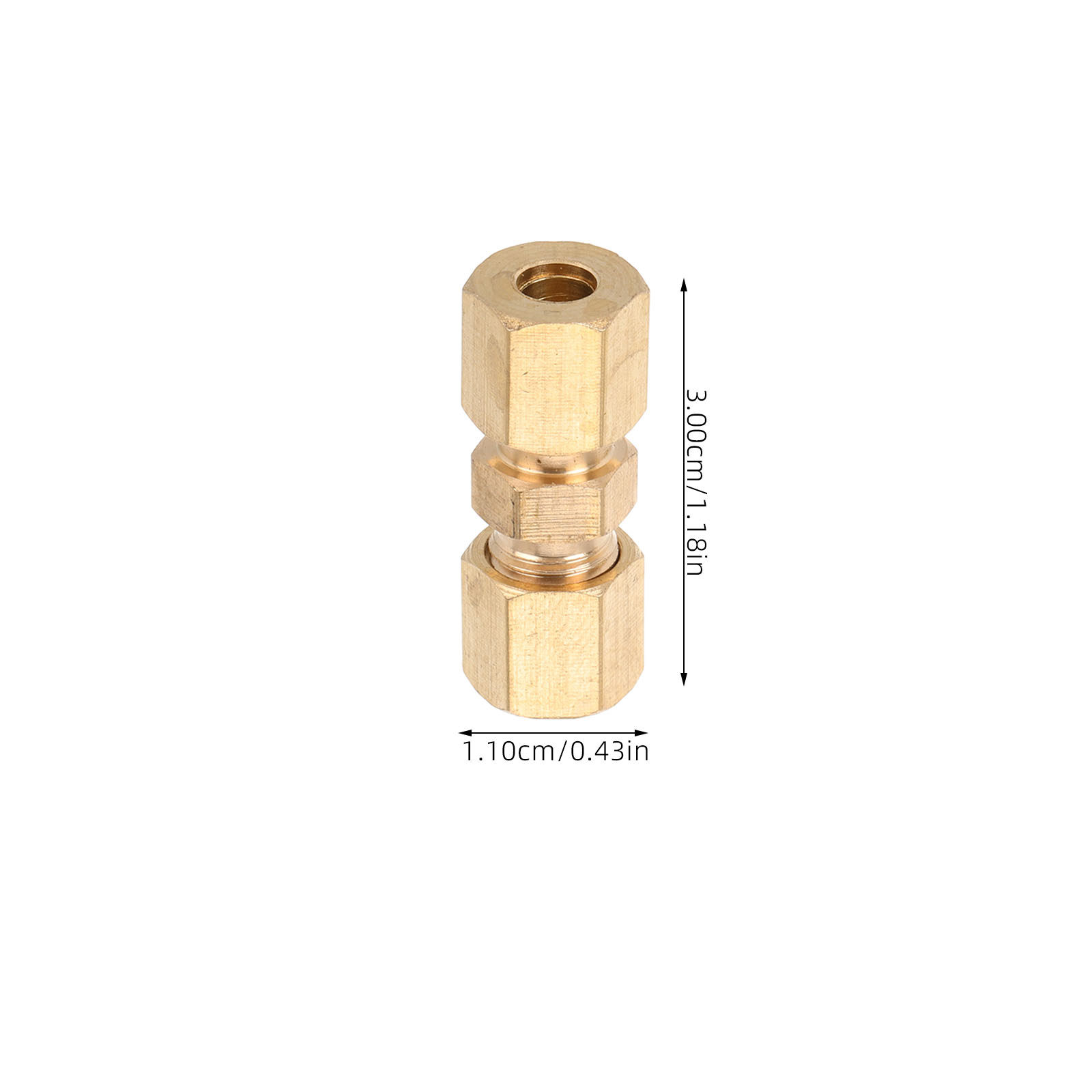 10 шт. латунных соединительных – обзор и цена Compression Fitting Brass