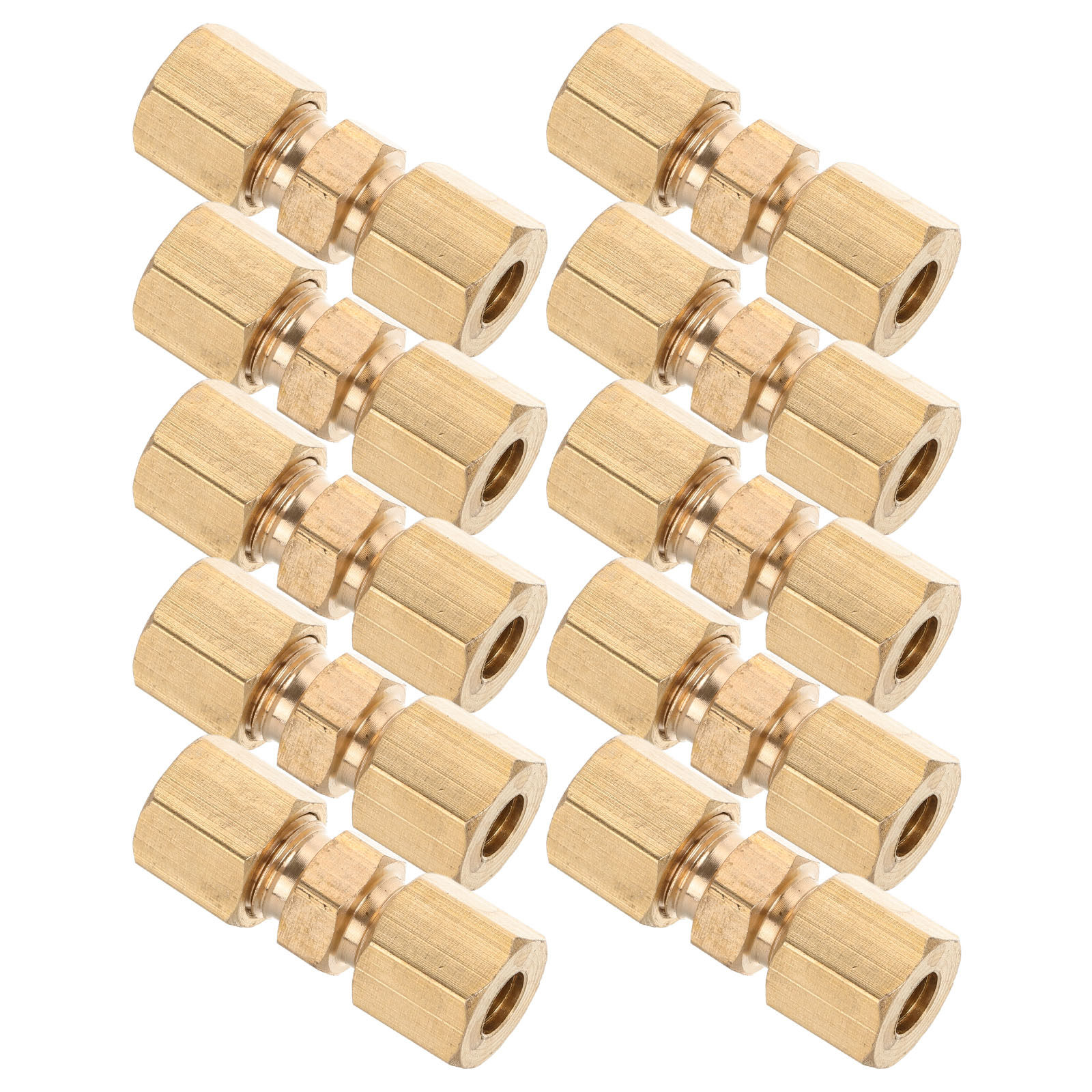 10 шт. латунных соединительных – обзор и цена Compression Fitting Brass