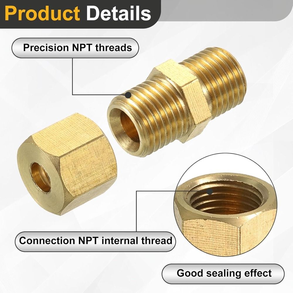 Латунный компрессионный фитинг – обзор и цена Compression Fitting Brass
